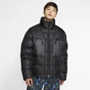 Nike Acg Water Repellent Nylon Down Jacket In Black/ Anthracite/ Anthracite