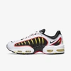 Nike Air Max Tailwind Iv "bright Crimson" Sneakers In White,bright Crimson,chrome Yellow,black