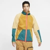 Nike Sportswear Men's Sherpa Fleece Jacket In Gold