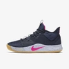 Nike Pg 3 Basketball Shoe In Obsidian/wolf Grey/chrome Yellow/pink Blast