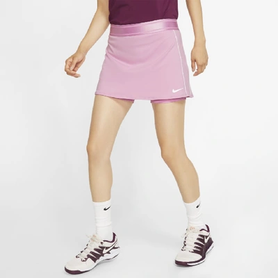 Nike Court Dri-fit Women's Tennis Skirt In Pink Rise