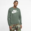 Nike Sportswear Men's Long-sleeve T-shirt In Galactic Jade
