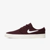 Nike Sb Zoom Stefan Janoski Canvas Rm Skate Shoe In Night Maroon/pale Ivory/gum Light Brown/white