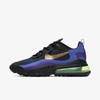 Nike Air Max 270 React Men's Shoe (black) - Clearance Sale In Black,deep Royal Blue,hyper Royal,university Gold