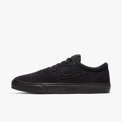 Nike Sb Chron Solarsoft Skate Shoes In Black,black,black,black