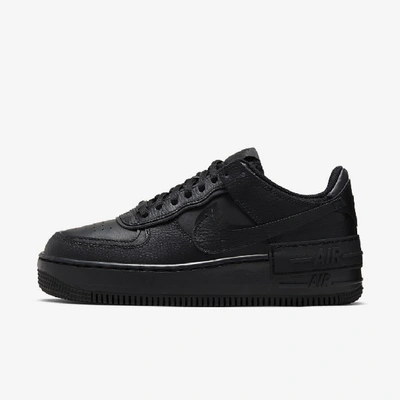 Nike Air Force 1 Low Retro Premium Leather In Black