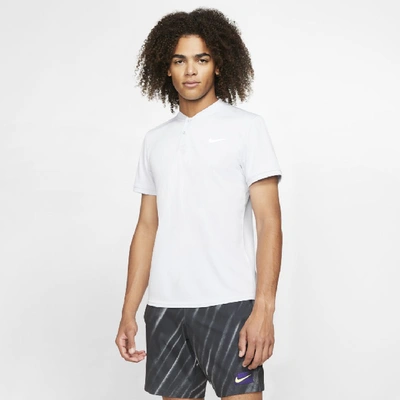 Nike Court Dri-fit Men's Tennis Polo In Grey