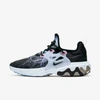 Nike Men's React Presto Running Sneakers From Finish Line In Black,white,university Blue,black