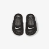 Nike Kawa Baby/toddler Slides In Black,white,white,white