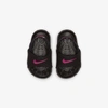 Nike Kawa Baby/toddler Slides In Black,black,vivid Pink