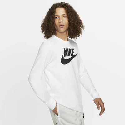 Nike Men's  Sportswear Long-sleeve T-shirt In White