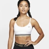 Nike Indy Icon Clash Women's Light-support Sports Bra In White