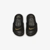 Nike Kawa Baby/toddler Slides In Black,metallic Gold
