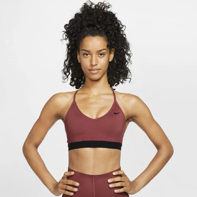 Nike Indy Women's Light-support Sports Bra In Cedar