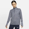 Nike Element Women's Half-zip Running Top In Grey