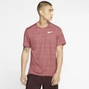 Nike Dri-fit Miler Men's Short-sleeve Running Top In Light Redwood