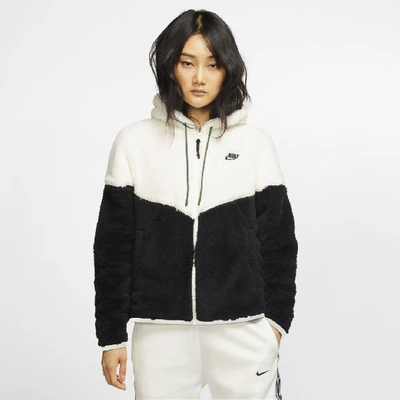 Nike Sportswear Windrunner Women's Sherpa Jacket In Sail