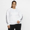 Nike Sportswear Women's Full-zip Hoodie (plus Size) In White