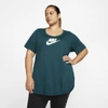 Nike Sportswear Essential Women's Tunic (plus Size) In Midnight Turquoise