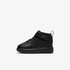Nike Babies' Big Kids Court Borough Mid 2 Casual Sneakers From Finish Line In Black,black,black