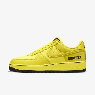 Nike Air Force 1 Gore-tex Waterproof Sneaker In Dynamic Yellow/ Black