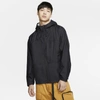 Nike Acg Packable Rain Jacket In Black