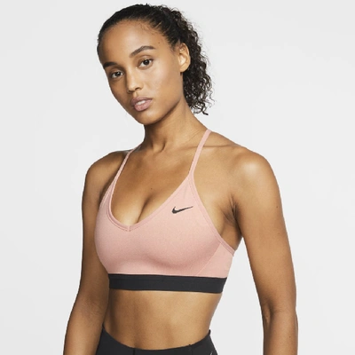 Nike Indy Women's Light-support Sports Bra In Pink