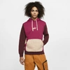Nike Sportswear Club Fleece Men's Pullover Hoodie In Noble Red/bronze Eclipse/muslin