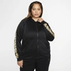 Nike Sportswear Women's Full-zip Hoodie (plus Size) In Black