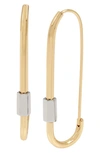 ALLSAINTS CARIBINER HOOP EARRINGS,234859MUL969