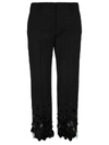 PRADA CROPPED SEQUIN DISC TROUSERS,11163286