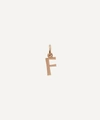 LIBERTY LONDON 9CT GOLD LETTER F ALPHABET PENDANT,000644146