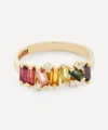 Suzanne Kalan Gold Fireworks Multi-stone Ring In Gold