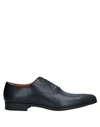 Santoni Laced Shoes In Dark Blue