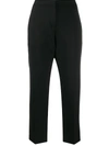 Alexander Mcqueen Alexander Mc Queen Cigarette Trousers In Black