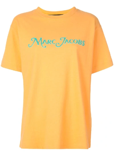 Marc Jacobs X New York Magazine The Logo T-shirt In Orange