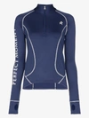 PERFECT MOMENT KNITTED HALF ZIP THERMAL TOP,W18W030170114666997