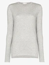 Skin Long-sleeved Cotton-jerey Pyjama Top In Grau