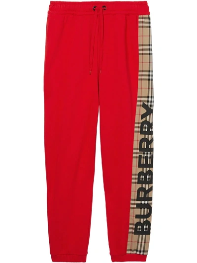 Burberry Red Vintage Check Raine Lounge Pants