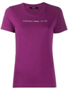 Diesel Logo Print Crew Neck T-shirt In Purple