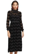 TORY BURCH VELVET DEVORE DRESS