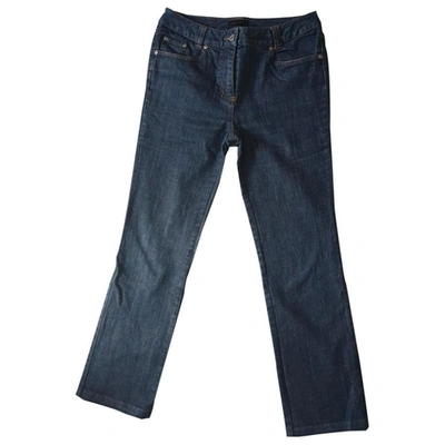Pre-owned Sergio Tacchini Blue Cotton - Elasthane Jeans