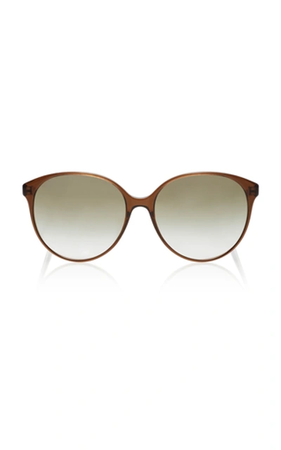 Oliver Peoples Women's Brook Tree Oversized Acetate Sunglasses In Brown,neutral