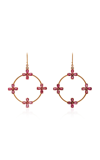 MISAHARA PLIMA LILLY 18K ROSE GOLD AND TOURMALINE EARRINGS,792018