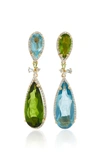 ANABELA CHAN 18K GOLD VERMEIL AND MULTI-STONE EARRINGS,793711