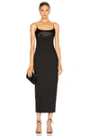 ALEXANDER WANG TUXEDO CUP EVENING DRESS,AWAN-WD245