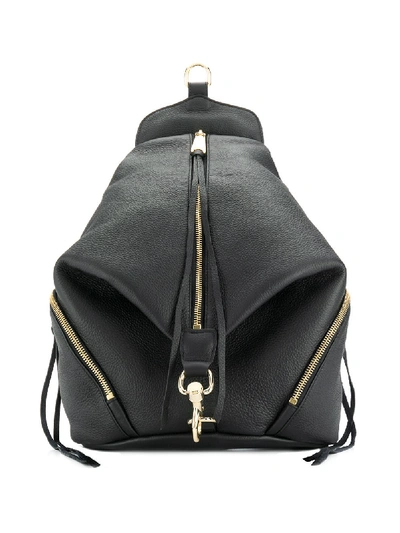 Rebecca Minkoff Julian Zipped Backpack In 黑色