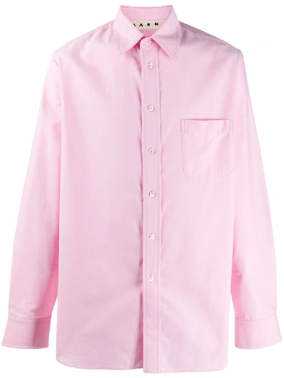 Marni Long Sleeved Shirt In Pink