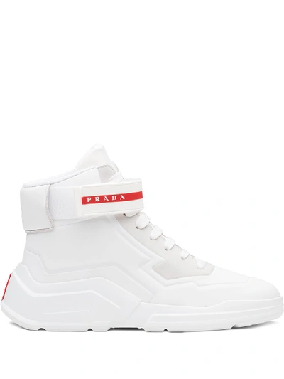 Prada Polarius 19 Lr Sneakers In White