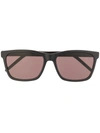 Saint Laurent Square-frame Sunglasses In Black
